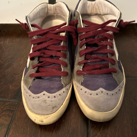 Golden Goose Midstar navy grey and burgundy size 36 - Picture 5 of 9